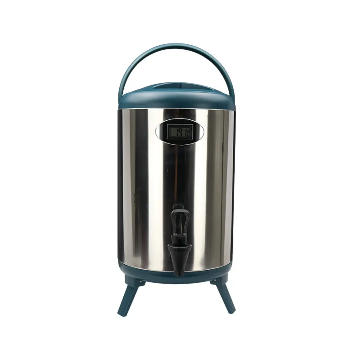 Milk Tea Insulated Barrel Stainless Steel 304 with Tap and Temperature Reminder Bubble Tea Equipment