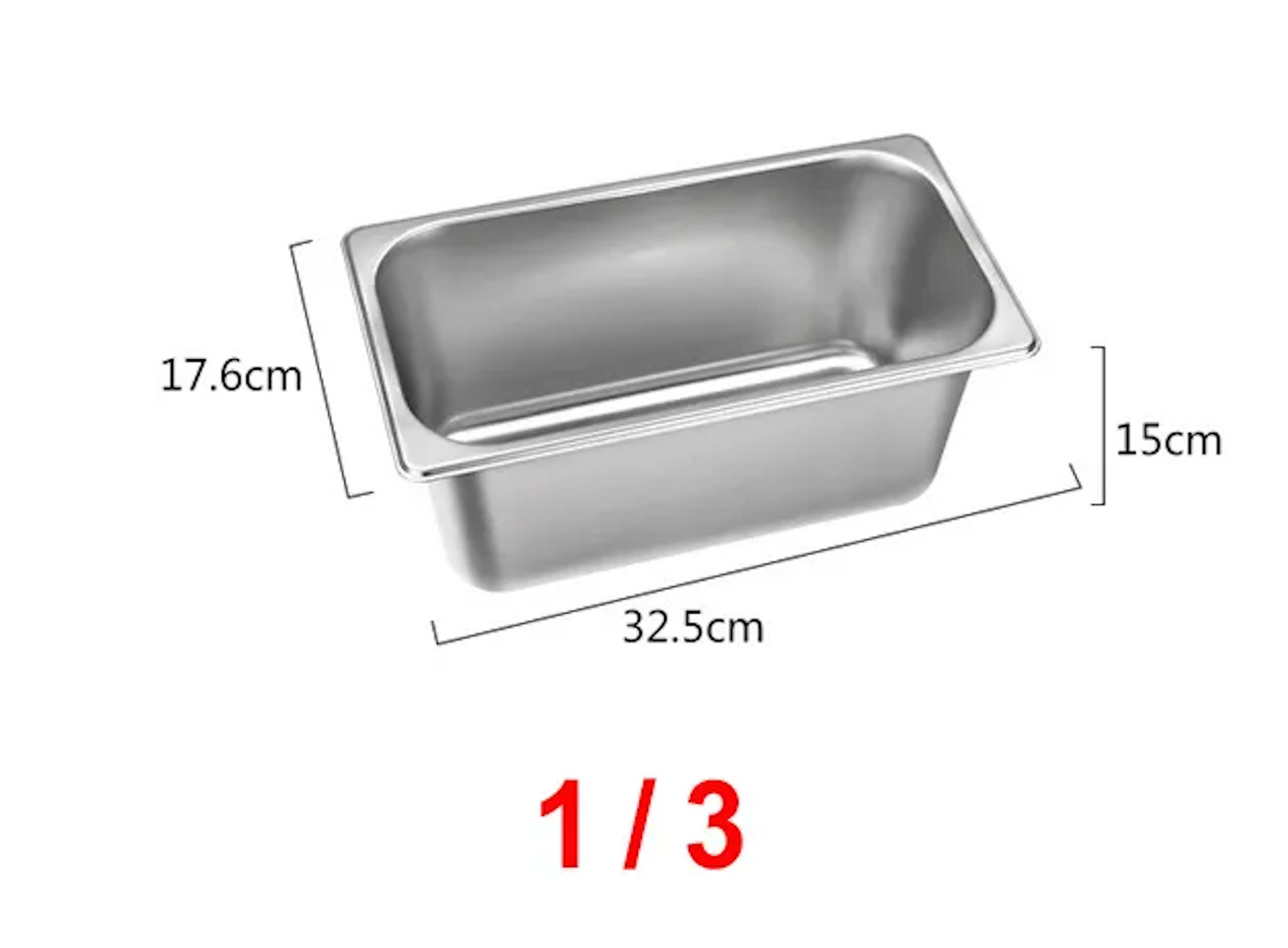 Wholesale Commercial Stainless Steel Gn Pan Gastronorm Container Food Pan Us Style for Buffet Restaurants Using