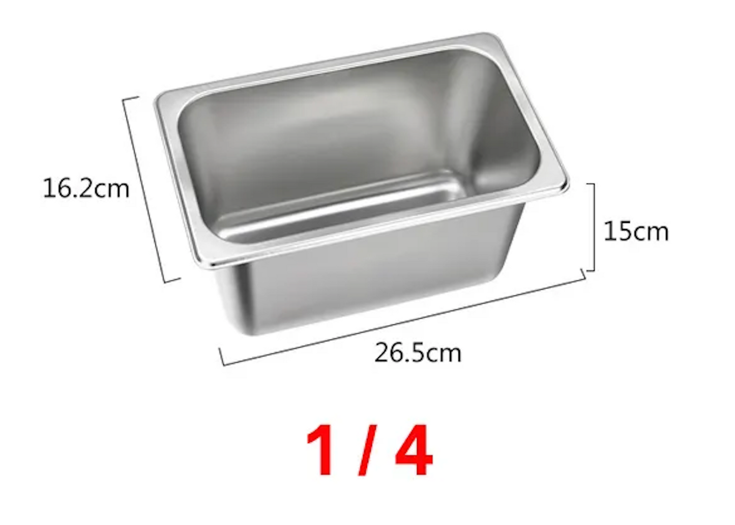 Wholesale Commercial Stainless Steel Gn Pan Gastronorm Container Food Pan Us Style for Buffet Restaurants Using