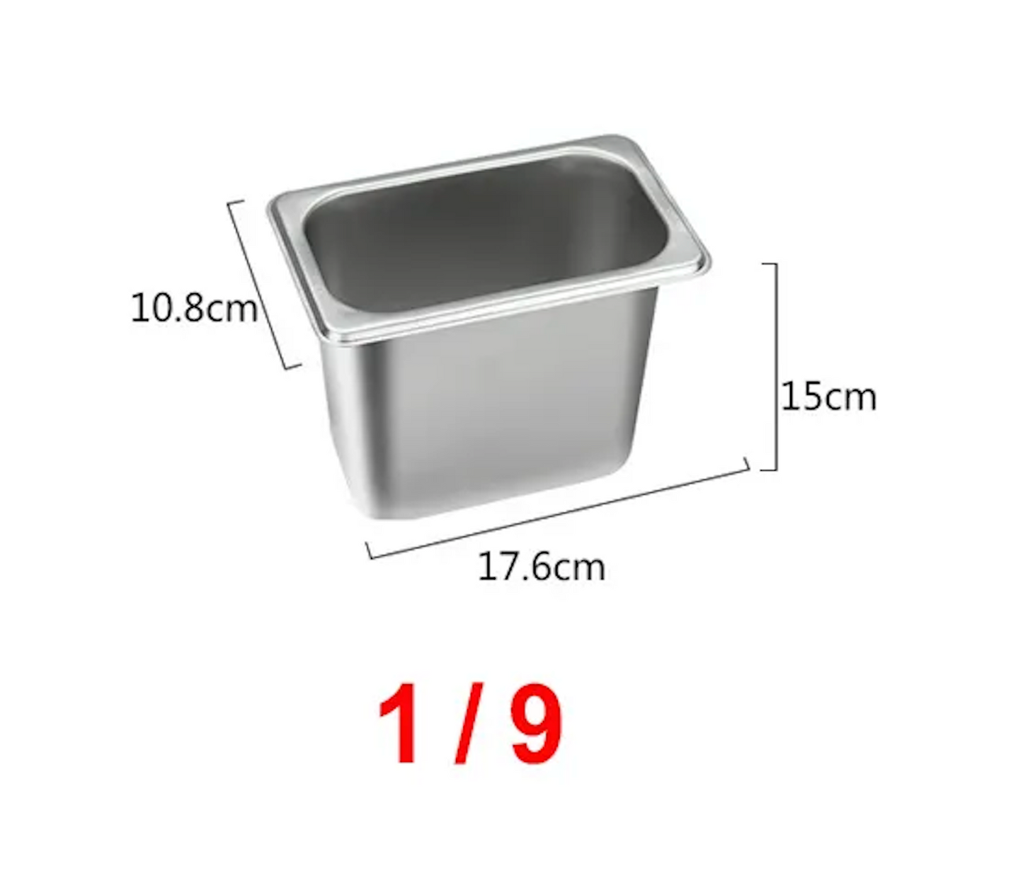 Wholesale Commercial Stainless Steel Gn Pan Gastronorm Container Food Pan Us Style for Buffet Restaurants Using