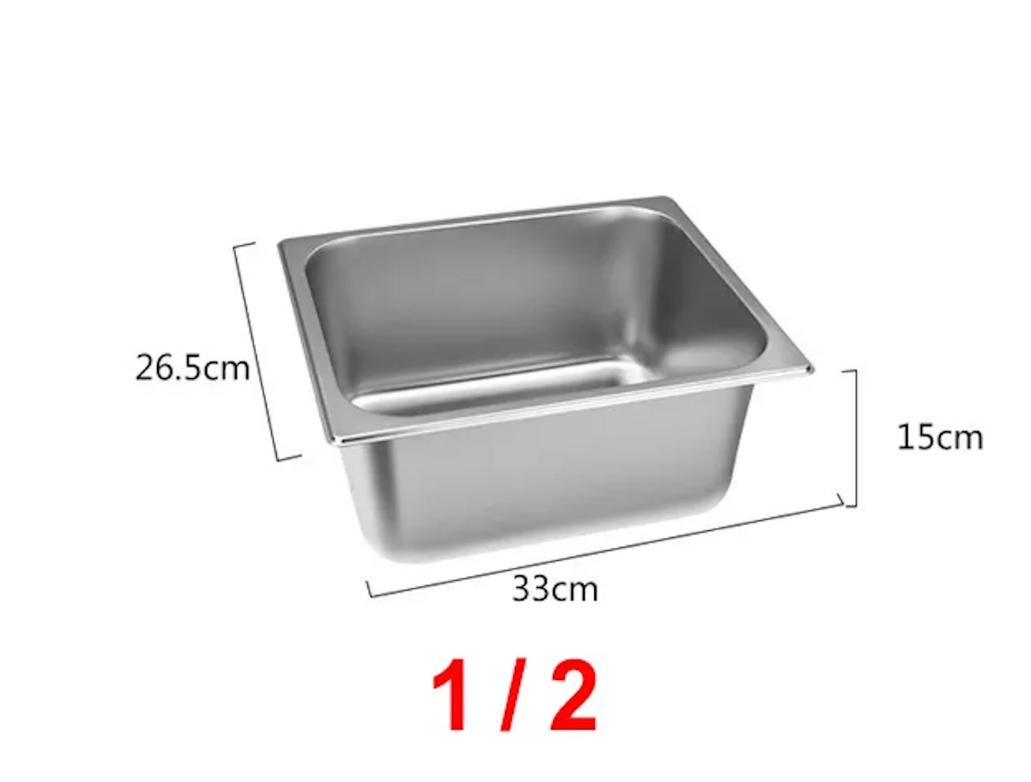 Wholesale Commercial Stainless Steel Gn Pan Gastronorm Container Food Pan Us Style for Buffet Restaurants Using