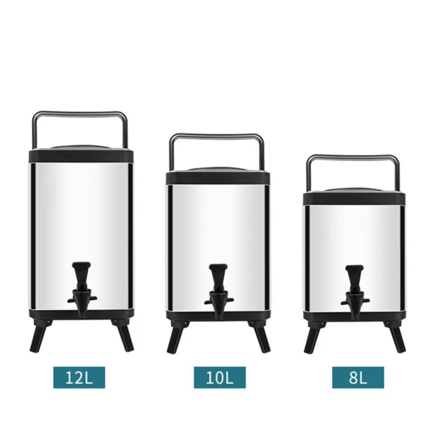 Manufacture Supplier Office stainless steel 304 milk tea barrel double insulated