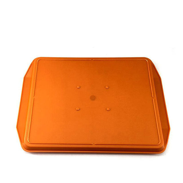 Plastic Rubber Lined Carlisle FoodService Products Cafe Non-Slip Plastic Fast Food Tray Rectangular Serving Tray