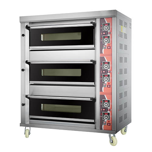 3 deck gas oven pizza baking equipment electric bakery oven prices,commercial bread bakery oven gas for sale cake making machine