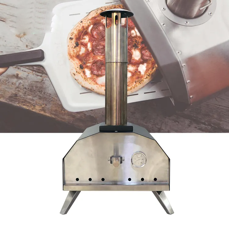 Charcoal grill wood burning portable propane camping pizza oven for sale