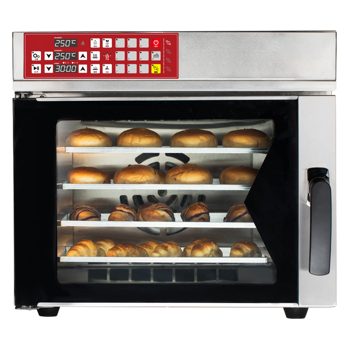 Professional Convection Oven Bake 4 layers at the same time