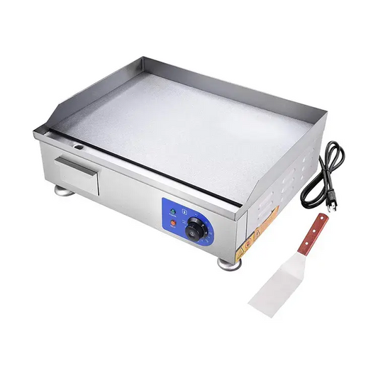 Commercial Restaurant Kitchen Equipment Stainless Steel Table Top Flat Plate Griddle Grill