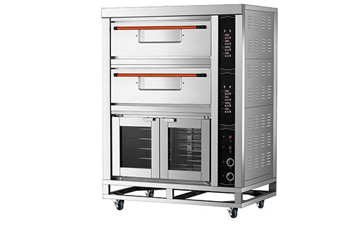 Commercial Deck oven with fermentation box